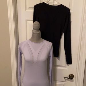 Lululemon set of 2 Light Speed Long Sleeve Size S